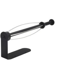 Porte Sopalin Sans Perçage, Porte Rouleau Essuie Tout Mural Auto-Adhésif à Suspendre, Noir Support Sopalin Effet Amortissant, Pour Cuisine Salle De Bains, Fournis Avec Colle Et Vis