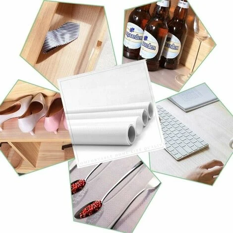 Tapis Antidérapant De Tiroir Transparent EVA Imperméable Lavable Tapis De Placard Tapis De Table Pour Maison Et Cuisine Tapis De Réfrigérateur Antibactérien (45 X 150 Cm) 4 Tapis Antidérapant De Tiroir Transparent EVA Imperméable Lavable Tapis De Placard Tapis De Table Pour Maison Et Cuisine Tapis De Réfrigérateur Antibactérien (45 X 150 Cm) – Image 4