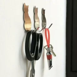 8 Pièces Crochets Adhésif, Crochets Torchon Cuisine, Puissant Crochet De Peignoir, Crochet Mural Acier Inoxydable Porte Serviettes, Pour Salle De Bain, Salon, Manteau, Peignoir, Sacs,Starlight -Promos Gout Cuisine Boutique 88887221 3