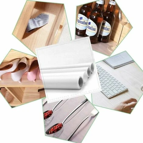 Tapis Antidérapant De Tiroir Transparent EVA Imperméable Lavable Tapis De Placard Tapis De Table Pour Maison Et Cuisine Tapis De Réfrigérateur Antibactérien (45 X 150 Cm) 4 Tapis Antidérapant De Tiroir Transparent EVA Imperméable Lavable Tapis De Placard Tapis De Table Pour Maison Et Cuisine Tapis De Réfrigérateur Antibactérien (45 X 150 Cm) – Image 4