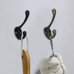 Crochet De Manteau 6 Pi&egraveces Vintage Crochets Pat&egravere M&eacutetal Porte Manteau Crochet R&eacutetro Pour Chapeau V&ecirctements Crochets Muraux Avec Vis BronzTaille Unique -Promos Gout Cuisine Boutique 89142554 5