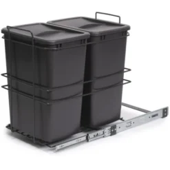 Emuca Poubelle De Recyclage Recycle Pour Cuisine, 2 X 35 L, Fixation Par Le Bas Et Extraction Manuelle, 1 U 7 Emuca Poubelle De Recyclage Recycle Pour Cuisine, 2 X 35 L, Fixation Par Le Bas Et Extraction Manuelle, 1 U -Promos Gout Cuisine Boutique 89348591 3