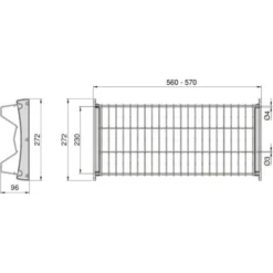 Égouttoir Suprastar Pour Module, 600, Peint En Aluminium, Acier, 1 U 8 Égouttoir Suprastar Pour Module, 600, Peint En Aluminium, Acier, 1 U -Promos Gout Cuisine Boutique 89348595 4