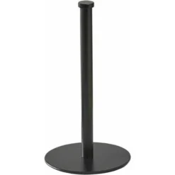 Porte-Rouleau De Papier Essuie-Tout Sur Pied En Acier Inoxydable De Qualité Supérieure - Noir - Pour Rouleau De Cuisine - Distributeur De Papier Essuie-Tout Classique Et Tendance