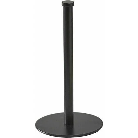 Porte-Rouleau De Papier Essuie-Tout Sur Pied En Acier Inoxydable De Qualité Supérieure - Noir - Pour Rouleau De Cuisine - Distributeur De Papier Essuie-Tout Classique Et Tendance 1 Porte-Rouleau De Papier Essuie-Tout Sur Pied En Acier Inoxydable De Qualité Supérieure - Noir - Pour Rouleau De Cuisine - Distributeur De Papier Essuie-Tout Classique Et Tendance