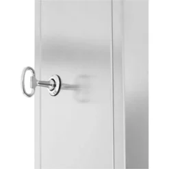 Poubelle Extérieure - Couvercle Et Porte Latérale - Inox/ Galvanisé - Grise 7 Poubelle Extérieure - Couvercle Et Porte Latérale - Inox/ Galvanisé - Grise -Promos Gout Cuisine Boutique 89939752 3