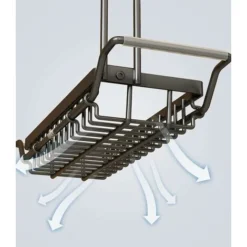 Organiseur D'évier De Cuisine Extensible Pour évier De Cuisine Avec Rail De Suspension Pour Torchon En Acier Inoxydable (grand, Noir) 7 Organiseur D'évier De Cuisine Extensible Pour évier De Cuisine Avec Rail De Suspension Pour Torchon En Acier Inoxydable (grand, Noir) -Promos Gout Cuisine Boutique 90051681 3