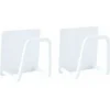 Neige-2 Porte-éponges Auto-adhésifs, Pour La Cuisine, Montage Sans Perçage, En Acier Inoxydable, Antirouille Et étanche, Blancs