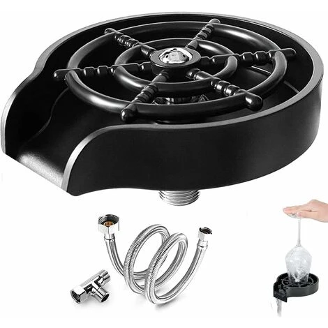 RHAFAYRE Rince Verre Evier,Rondelle De Tasse En Acier Inoxydable,Apporter Tuyau De Automatique Tasse Rondelle Nettoyant,Portable Tasse Machine À Laver Rinceuse Pour Ménage Bar Café 1 RHAFAYRE Rince Verre Evier,Rondelle De Tasse En Acier Inoxydable,Apporter Tuyau De Automatique Tasse Rondelle Nettoyant,Portable Tasse Machine À Laver Rinceuse Pour Ménage Bar Café