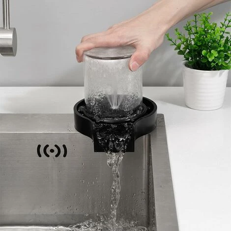 RHAFAYRE Rince Verre Evier,Rondelle De Tasse En Acier Inoxydable,Apporter Tuyau De Automatique Tasse Rondelle Nettoyant,Portable Tasse Machine À Laver Rinceuse Pour Ménage Bar Café 4 RHAFAYRE Rince Verre Evier,Rondelle De Tasse En Acier Inoxydable,Apporter Tuyau De Automatique Tasse Rondelle Nettoyant,Portable Tasse Machine À Laver Rinceuse Pour Ménage Bar Café – Image 4