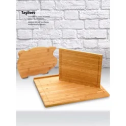 PLANCHE À DÉCOUPER GÉANTE EN BAMBOU AVEC RAINURE POUR RECUEILLIR LES LIQUIDES -Promos Gout Cuisine Boutique 90445849 3