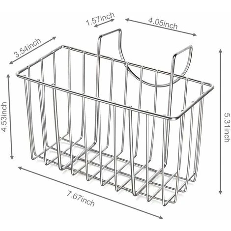 Aunrtb PFETSELL Porte-éponge De Cuisine En Acier Inoxydable Pour évier De Cuisine Panier à Suspendre Savon Vaisselle Égouttoir à Liquide Panier égouttoir Pour éponge/Bouchon D'évier/Savon/Brosse/Acces 2 Aunrtb PFETSELL Porte-éponge De Cuisine En Acier Inoxydable Pour évier De Cuisine Panier à Suspendre Savon Vaisselle Égouttoir à Liquide Panier égouttoir Pour éponge/Bouchon D'évier/Savon/Brosse/Acces – Image 2