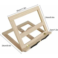 Support De Lecture Pour Livre De Recette De Cuisine, Porte-Livre Avec 2 Supports De Page En Métal, Pliable Et Réglable Repose-Livre Et Tablette En Bois, Idéal Pour IPad Ou Tablet 8 Support De Lecture Pour Livre De Recette De Cuisine, Porte-Livre Avec 2 Supports De Page En Métal, Pliable Et Réglable Repose-Livre Et Tablette En Bois, Idéal Pour IPad Ou Tablet -Promos Gout Cuisine Boutique 90601479 4