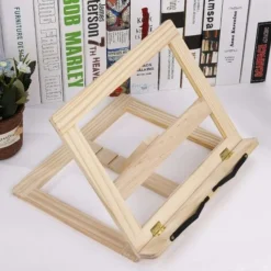 Support De Lecture Pour Livre De Recette De Cuisine, Porte-Livre Avec 2 Supports De Page En Métal, Pliable Et Réglable Repose-Livre Et Tablette En Bois, Idéal Pour IPad Ou Tablet 9 Support De Lecture Pour Livre De Recette De Cuisine, Porte-Livre Avec 2 Supports De Page En Métal, Pliable Et Réglable Repose-Livre Et Tablette En Bois, Idéal Pour IPad Ou Tablet -Promos Gout Cuisine Boutique 90601479 5