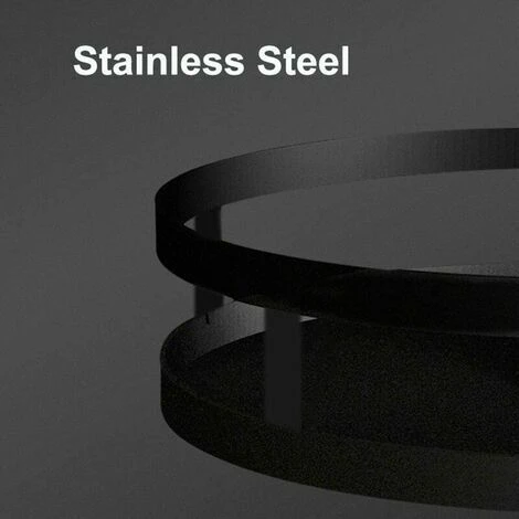 UNOIU Noir Plateau Tournant Placard Cuisine,Etagere A Epices Plateau Pivotant En Métal,Tourniquet A Epices Rond,360 Degrés Rotatif 5 UNOIU Noir Plateau Tournant Placard Cuisine,Etagere A Epices Plateau Pivotant En Métal,Tourniquet A Epices Rond,360 Degrés Rotatif – Image 5