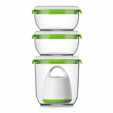 PACK FOSA Appareil Sous Vide + Boite De Conservation 2x600ml + 1x1350ml + 1x2300ml + 1x1000ml + 1x850ml 3 PACK FOSA Appareil Sous Vide + Boite De Conservation 2x600ml + 1x1350ml + 1x2300ml + 1x1000ml + 1x850ml – Image 3