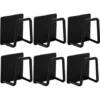 6 Pcs Porte éponge En Acier Inoxydable Support Eponge Support éponge Cuisine Auto-Adhésif,Support Eponge Evier Cuisine,Couvercle,Support De Planche à Découper Pour L'organisation De La Cuisine (Noir)