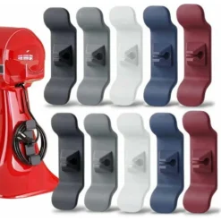 Organiseur De Cordon Pour Appareils De Cuisine, Lot De 10 Enrouleurs De Cordon Pour Rangement De Petits Appareils Ménagers, Mixeur, Mixeur, Cafetière, Autocuiseur Et Friteuse à Air