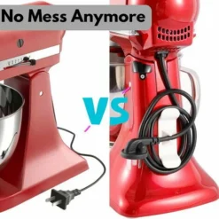 Organiseur De Cordon Pour Appareils De Cuisine, Lot De 10 Enrouleurs De Cordon Pour Rangement De Petits Appareils Ménagers, Mixeur, Mixeur, Cafetière, Autocuiseur Et Friteuse à Air -Promos Gout Cuisine Boutique 91599011 4