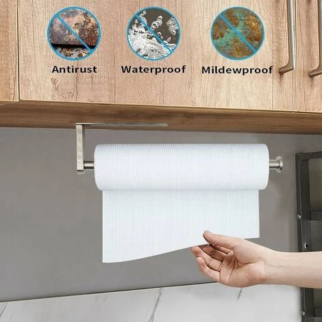 Porte Sopalin, Support Dévidoir Sopalin Acier Inoxydable Pas De Perçage Porte Essuie Tout Auto-adhésif Devidoir Support Tout Mural, Derouleur Sopalin Tout Porte-rouleau De Cuisine Pour Armoire, 2 Porte Sopalin, Support Dévidoir Sopalin Acier Inoxydable Pas De Perçage Porte Essuie Tout Auto-adhésif Devidoir Support Tout Mural, Derouleur Sopalin Tout Porte-rouleau De Cuisine Pour Armoire, – Image 2