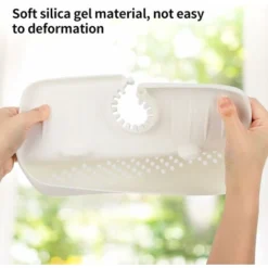 Support De Rangement Antidérapant Pour Robinet D'évier De Cuisine En TPE - Poignée De Robinet Anti-goutte - Panier De Vidange Pour Cuisine Et Salle De Bain 8 Support De Rangement Antidérapant Pour Robinet D'évier De Cuisine En TPE - Poignée De Robinet Anti-goutte - Panier De Vidange Pour Cuisine Et Salle De Bain -Promos Gout Cuisine Boutique 91786409 4