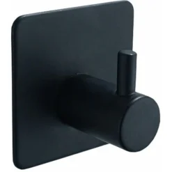 4 Pièces Crochet Adhésif 3M, Crochet Adhésif Mural De Salle De Bains, Accroche Torchon Cuisine, Accroche Tableau Sans Percer, Crochet Autocollant Adhesif Acier Inox, Noir -Promos Gout Cuisine Boutique 91804716 4