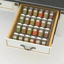 Niveaux – Range épices Extensible En PVC Pour Le Tiroir De Cuisine – Rangement De Tiroir Pour épices, Condiments, Aromates, Etc. Transparent -Promos Gout Cuisine Boutique 92151472 4