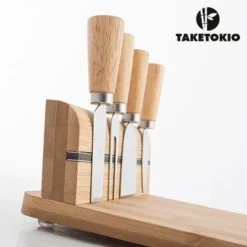 Excellent Houseware Planche à Fromage Avec 4 Couteaux - Bamboo 7 Excellent Houseware Planche à Fromage Avec 4 Couteaux - Bamboo -Promos Gout Cuisine Boutique 92356214 3