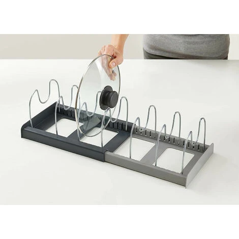 Étagère De Rangement Pour Ustensiles De Cuisine Étagère De Rangement Pour Ustensiles De Cuisine Gris 4 Étagère De Rangement Pour Ustensiles De Cuisine Étagère De Rangement Pour Ustensiles De Cuisine Gris – Image 4