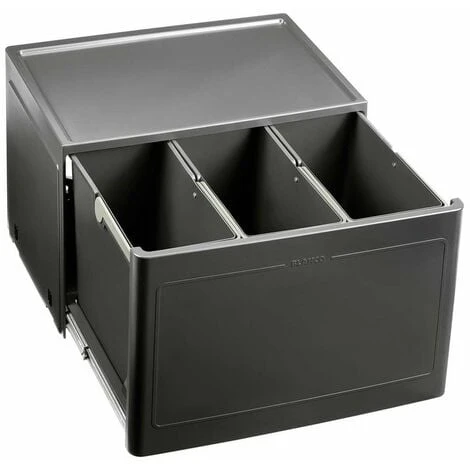 Blanco Botton Pro - Poubelle Encastrable, Cloisonnée, Volume 39 L 517469 1 Blanco Botton Pro - Poubelle Encastrable, Cloisonnée, Volume 39 L 517469