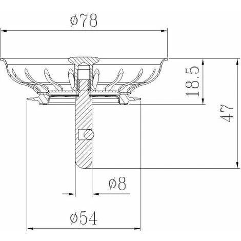 Lot De 2 ,Bouchon Evier Universel En Acier Inoxydable-bonde Evier/lavabo-crepine Evier Cuisine (Lot De 2) 5 Lot De 2 ,Bouchon Evier Universel En Acier Inoxydable-bonde Evier/lavabo-crepine Evier Cuisine (Lot De 2) – Image 5