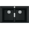 Franke Sirius 2.0 - Évier En Tectonite S2D 620-86, 860x500 Mm, Noir 143.0637.161