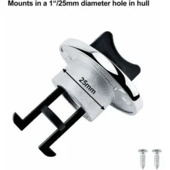 Bouchon De Vidange Universel Pour Bateau, 25 Mm, Noir -Promos Gout Cuisine Boutique 92645101 4