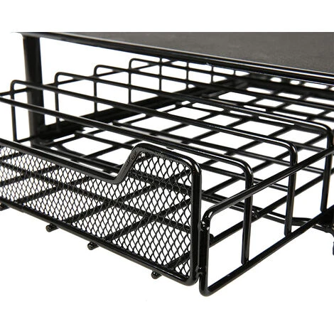 Porte Capsule De Café, Tiroir Porte Capsule De Café, Support De Tiroir De Rangement Pour Capsules De Café, Pour 60 Capsules - Noir 4 Porte Capsule De Café, Tiroir Porte Capsule De Café, Support De Tiroir De Rangement Pour Capsules De Café, Pour 60 Capsules - Noir – Image 4