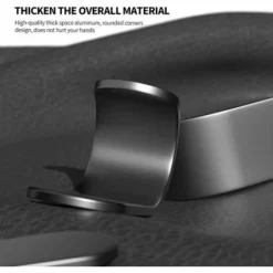 Lot De 5 Crochets Autocollants Pour Serviette - Sans Perçage - En Acier Inoxydable - Idéal Pour Salle De Bain, Salle De Bain, Cuisine, Bureau (noir) -Promos Gout Cuisine Boutique 92929265 3