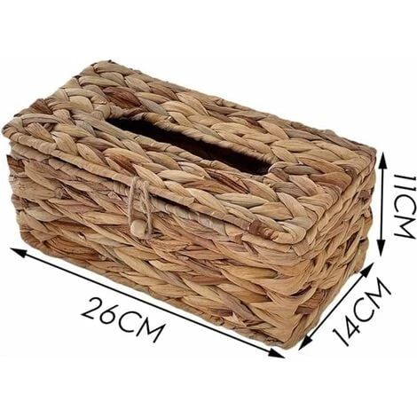 Boîte à Mouchoirs Tissé Rotin Tissé Couvercle Boîte De Papier Sanitaire Ménage Salon Pompage Boîte De Papier Stockage 2 Boîte à Mouchoirs Tissé Rotin Tissé Couvercle Boîte De Papier Sanitaire Ménage Salon Pompage Boîte De Papier Stockage – Image 2