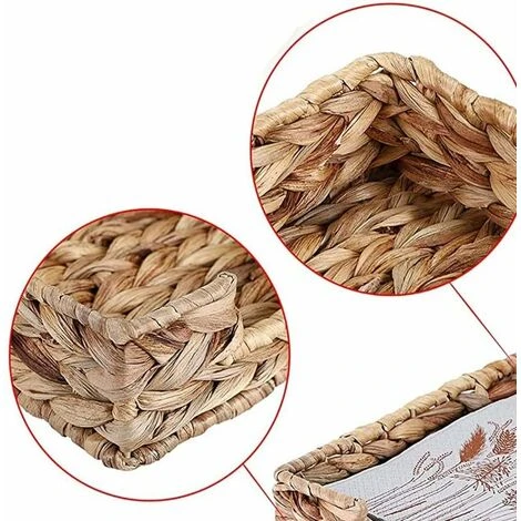 Boîte à Mouchoirs Tissé Rotin Tissé Couvercle Boîte De Papier Sanitaire Ménage Salon Pompage Boîte De Papier Stockage 5 Boîte à Mouchoirs Tissé Rotin Tissé Couvercle Boîte De Papier Sanitaire Ménage Salon Pompage Boîte De Papier Stockage – Image 5