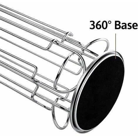 Support à Capsules à Café Dolce Gusto, Porte Capsules Distributeur Présentoir Rotatif Pour 24 Capsules, Supports Rangement Dolce Gusto, 360 Degrés Rotable Range Capsule, Chrome, élégant Et St 4 Support à Capsules à Café Dolce Gusto, Porte Capsules Distributeur Présentoir Rotatif Pour 24 Capsules, Supports Rangement Dolce Gusto, 360 Degrés Rotable Range Capsule, Chrome, élégant Et St – Image 4