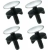 4 Pièces Robinet Trou Couvercle, Robinet Couvercle Trou Cuisine, Bouchon Trou Robinet D'évier, Acier Inoxydable Robinet Trou Couvercle Pour Accessoires D'évier Cuisine, Salle Bain à Maison (12-40mm)