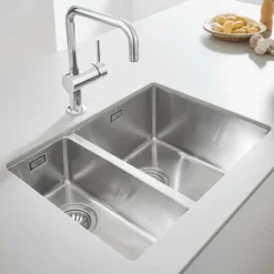 Grohe Éviers - Évier K700 Avec Garniture De Vidage, 595x450 Mm, Inox Brossé 31576SD1 7 Grohe Éviers - Évier K700 Avec Garniture De Vidage, 595x450 Mm, Inox Brossé 31576SD1 -Promos Gout Cuisine Boutique 93955246 4
