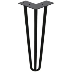 4x Pieds En épingle Pieds De Table Pieds De Table à Charge Lourde Patins De Table Hairpin Legs Interchangeables 3 étriers-20cm
