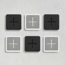 Crochet à Torchon 6 Pièces Silicone Attache Torchon, Accroche Torchons Adhesif, Accroche Torchon Ventouse Torchon Cuisine, Porte Torchon Ventouse Pour Salle De Bain, Armoire Et Placard