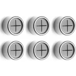 Crochet à Torchon 6 Pièces Attache Torchon, Accroche Torchons Adhesif, Accroche Torchon Ventouse Torchon Cuisine, Porte Torchon Ventouse Pour Salle De Bain, Armoire Et Placard (ABS Rond)