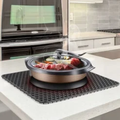 Tapis D'évier En Silicone Grille De Cuisine Pour éviers De Ferme En Acier Inoxydable Ou En Porcelaine 34 Cm X 34 Cm 7 Tapis D'évier En Silicone Grille De Cuisine Pour éviers De Ferme En Acier Inoxydable Ou En Porcelaine 34 Cm X 34 Cm -Promos Gout Cuisine Boutique 94926522 3