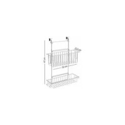 Panier De Rangement à Suspendre Chromé Olhetc FLEXI -Promos Gout Cuisine Boutique 95024932 3