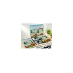 Olhetc Protection Plaque De Cuisson, Couvre Plaque De Cuisson En Verre Toscane, Lot De 2, Verre Trempé, 30x52 Cm, Multicolore 7 Olhetc Protection Plaque De Cuisson, Couvre Plaque De Cuisson En Verre Toscane, Lot De 2, Verre Trempé, 30x52 Cm, Multicolore -Promos Gout Cuisine Boutique 95025855 4
