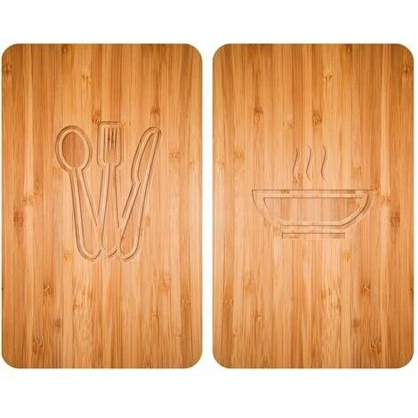 Olhetc Protection Plaque De Cuisson, Couvre Plaque De Cuisson En Verre Lunch, Lot De 2, Verre Trempé, 30x52 Cm, Multicolore 1 Olhetc Protection Plaque De Cuisson, Couvre Plaque De Cuisson En Verre Lunch, Lot De 2, Verre Trempé, 30x52 Cm, Multicolore