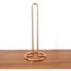 Or Rose-Support De Rouleau De Papier, Porte-Rouleau De Cuisine Portable En Acier Inoxydable Or Porte Rouleaux Papier Toilette Vertical En Acier Support Distributeur De Papier Pour La Cuisine Salon Cha