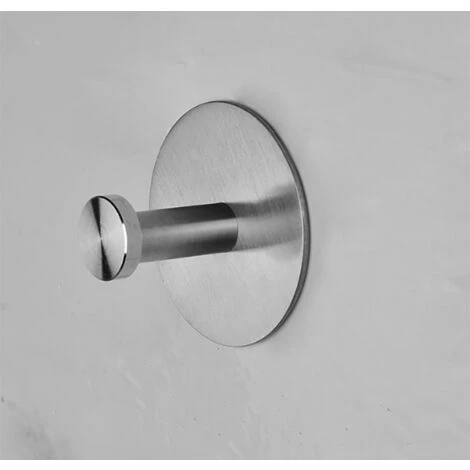 Lot De 4 Patères Autocollantes Porte-serviettes, Patères Peignoir, Inox, Patères, Patères Murales, Sans Perçage, 60 Mm 5 Lot De 4 Patères Autocollantes Porte-serviettes, Patères Peignoir, Inox, Patères, Patères Murales, Sans Perçage, 60 Mm – Image 5