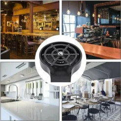 Lave-verres, Lave-gobelets En Acier Inoxydable Pour Le Nettoyage Automatique Des Joints En T Et Des Tuyaux De 80CM, Lave-gobelets Portable, Rince-gobelets Pour Le Café Du Bar De La Maison-1pc, Noir -Promos Gout Cuisine Boutique 95603121 5